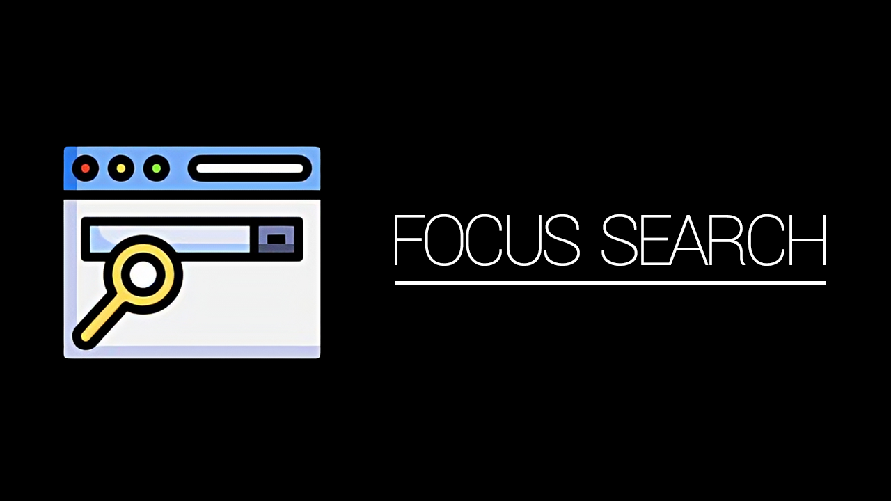 Banner image for the browser addon Focus Search